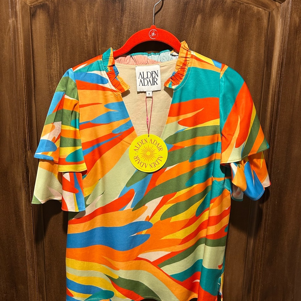 Alden Adair Colorful Blouse